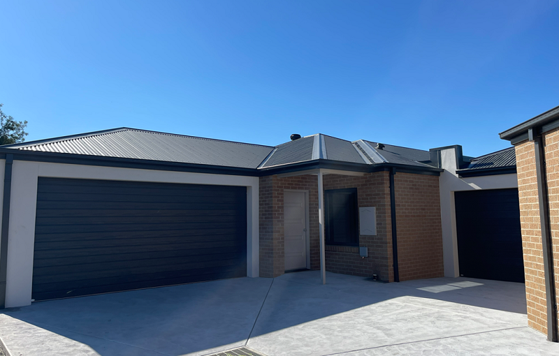 Image of new homes in Ararat with ample sunlight and open sky