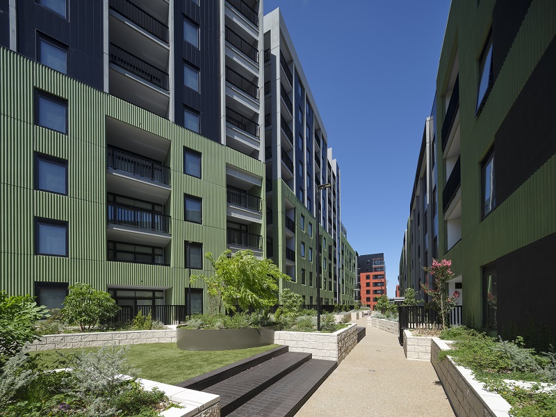 Image of open space in Victoria street Flemington 