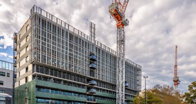 Construction milestone reached at the Essex Street redevelopment